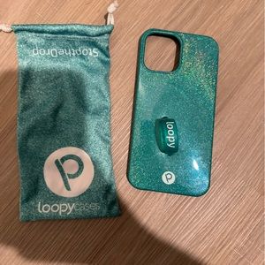 Sparkly blue loopy for iPhone 12 Pro Max